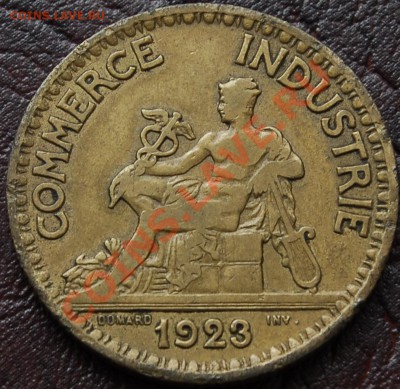 ФРАНЦИЯ - 2 франка 1923 - до 3 сентября - 602