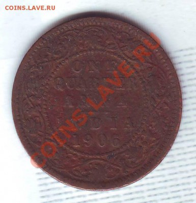 4 Анны.1906. Эдвард 7. до 3 Сентября - 19060007.JPG