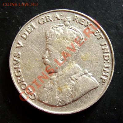 КАНАДА 5 центов (1932) до 02.09 (22.00) - Канада 5 центов (1932) №2 А