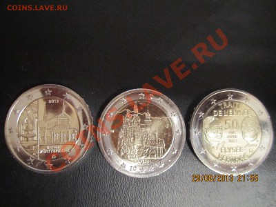 2 евро ФРГ, Баден-Вюрт, Бавария,Елисейский договор из роллов - IMG_2187.JPG