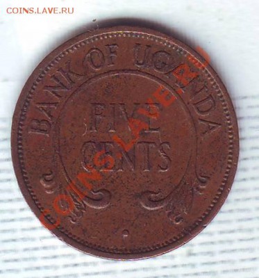 Уганда.5 Центов.1966. до 4 Сентября - 19660057.JPG