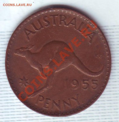 Австралия.Пенни.1955.Кенгуру. до 3 Сентября - 19550065.JPG