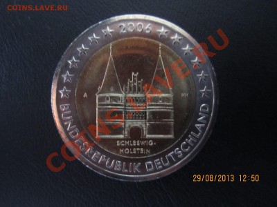 2 евро ФРГ Шлезвиг A  UNC - IMG_2191.JPG