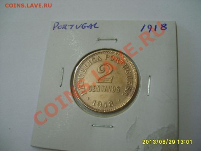 ПОРТУГАЛИЯ,2 CENTAVOS 1918г(VF+)!!до 26.08.2013 - S6000318.JPG