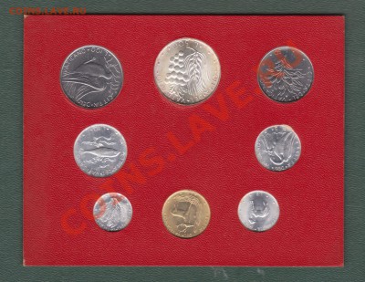 Ватикан 500лир1972 +7 монет(1.09-22.00МСК) - 1972r