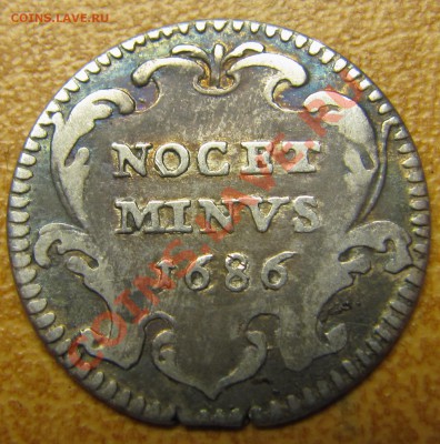 ПАПСКАЯ область. Гроссо 1686 (Иннокентий XI) - IMG_6734.JPG
