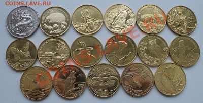 2 злотых. Польша. Наборы - животные