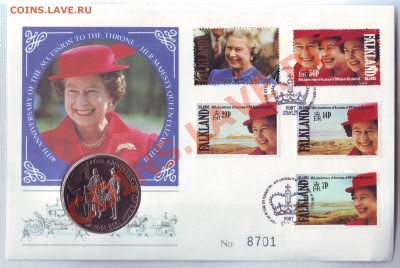 Фолкленды.50 Пенсов.1992.Юбилей.Конверт с марками до 5.09 - 19920001.JPG