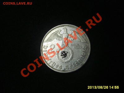ГЕРМАНИЯ,2 РЕЙХСМАРКИ 1939 А (Гинденбург,Ag )!до3.09.2013 - S6000227.JPG