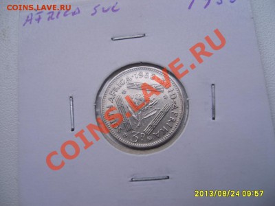 ЮЖНАЯ АФРИКА,3 ПЕНСА 1955г(Elizabet II,Ag)!!до 3.09.2013 - S6000068.JPG