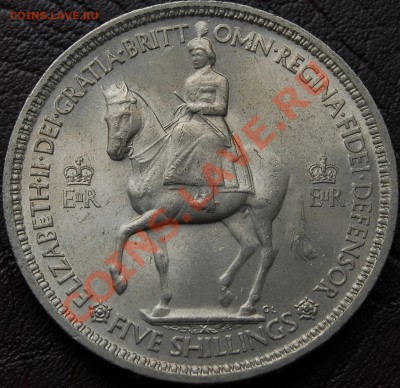 В.БРИТАНИЯ - Крона 1953 - Коронация - до 6 сентября - 941