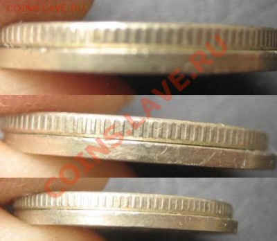 1 рубль 2006 ММД вне гуртильного станка. - гурт.JPG