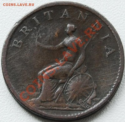 ВЕЛИКОБРИТАНИЯ - Фартинг 1806 - Георг III - до 7 сентября - 199