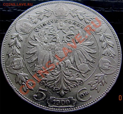Y86 Австрия 5 крон Франц-Иосиф I 1900 до 07.09 в 22°° - Y86 5 coron 1900_3