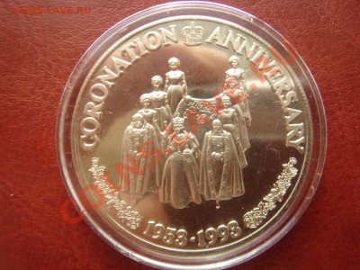 Теркс и Кайкос: 1993 Юбилей коронации-3 BUNC до 07.09 22 - Теркс 5 крон 1993-3-1.JPG