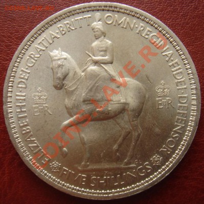 Великобритания: 1993 Коронация крона ШАЙБА! до 07.09 22 - Крона 1953-1.JPG
