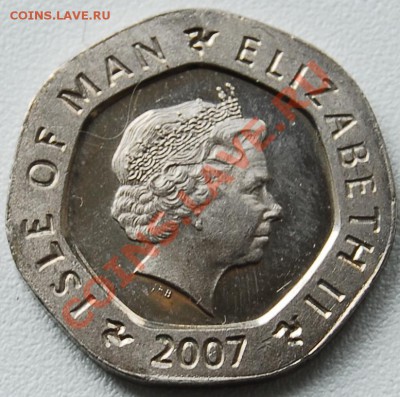 ОСТРОВ МЭН - 20 пенсов 2007 - Замок Рашен - до 8 сентября - 270