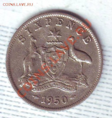 Ag.Австралия.6 Пенсов.1950.Георг 6. до 8 Сентября - 19500004.JPG