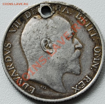 ВЕЛИКОБРИИТАНИЯ - Шиллинг 1907 - Эдуард VII - до 8 сентября - 264