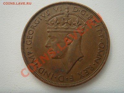 12 шиллинга (пенни) 1946 Георг 6 до 09.09.13 22-00 - Джерси пенни 1946-к-2.JPG
