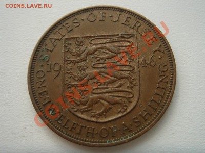 12 шиллинга (пенни) 1946 Георг 6 до 09.09.13 22-00 - Джерси пенни 1946-к-1.JPG
