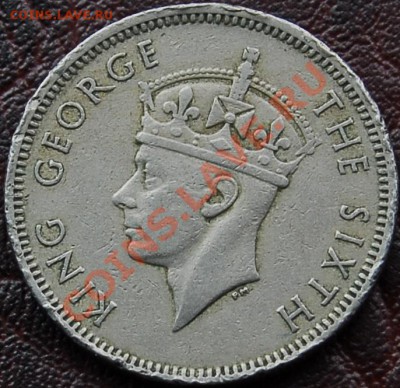 БРИТАНСКАЯ МАЛАЙЯ - 20 центов 1948 - Георг VI -до 9 сентября - 385