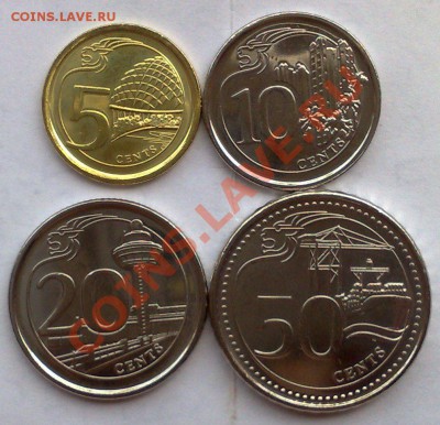 Сингапур набор 4 монеты 2013 года 09.09 22.00 - 030920133075
