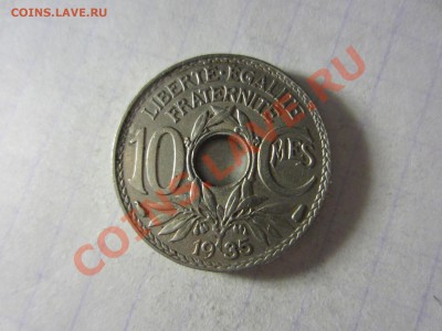 Франция 10 сантим 1935. - IMG_3947
