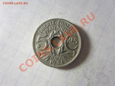 Франция 5 сантим 1924. - IMG_3949