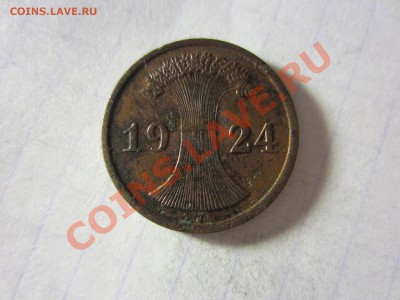 Германия 2 рентпфенниг 1924, J. - IMG_3976