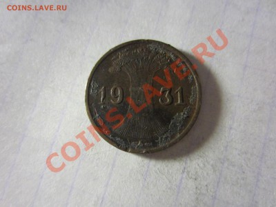 Германия 1 пфенниг 1931, А. - IMG_3980