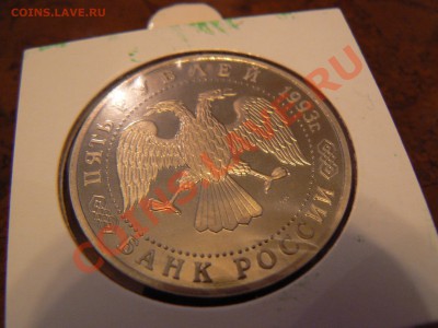 5 рублей 1993 г. Лавра ПРУФ, в холдере до 21-00 9.09 - P1060409.JPG