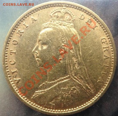2 соверена Великобритания 1892 года золото 917 пробы - 12 соверена 1892А.JPG