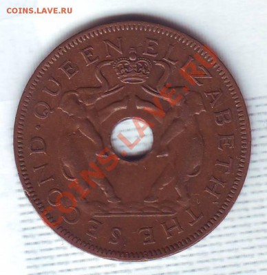 Ю.Родезия.Пенни.1955.Слоны. до 11 Сентября - 19550005.JPG