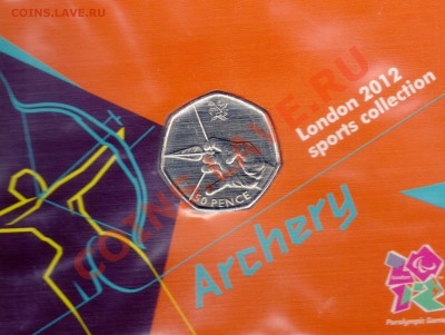 Великобритания 50 пенсов 2011 Лучник 09.09 в 22ч (6533) - img121