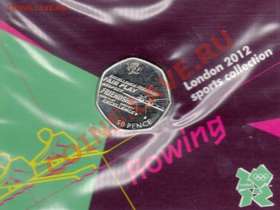 Великобритания 50 пенсов 2011 Гребля 09.09 в 22ч (6533) - img122