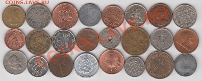24 иностранные монеты до 22.00 9.09 - 003