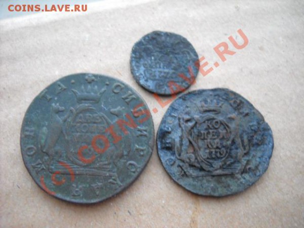 Две копейки 1769г,копейка 1779г,полушка 1770г - Изображение 009