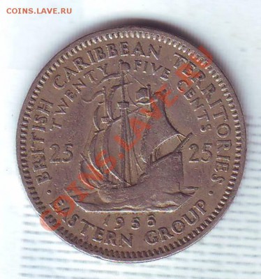 Брит.Кариб.Территории.25 Центов.1955. до 12 Сентября - 19550007.JPG