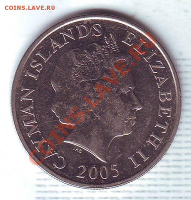 Кайманы.25 центов.2005.Парусник. до 12 Сентября - 20050002.JPG