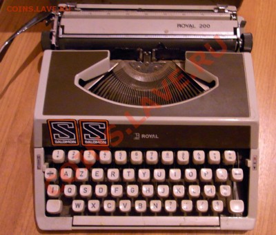 Печатная машинка ROYAL 200  GRAFISKA FACKFORENINGEN STOCKOLM - R0012498.JPG