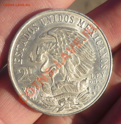 25 PESOS 1968(Мексика),100Schilling 1976 Proof(Австрия) оцен - P1090658.JPG