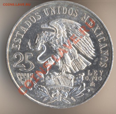 25 PESOS 1968(Мексика),100Schilling 1976 Proof(Австрия) оцен - 83