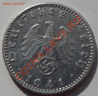 Германия. 3 рейх. 50 рейхспфеннингов 1941 А. - 2