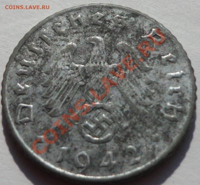 Германия. 3 рейх. 5 рейхспфеннингов 1942 А. - 2