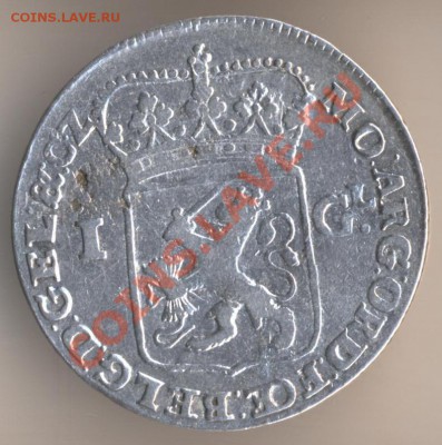 Нидерланды 1 гульден (20 стиверов) 1734 - 83