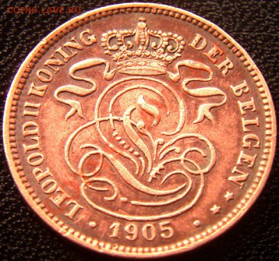 Бельгия_2 сантима 1905; до 10.09_22.08мск - 6322