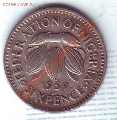 Брит.Нигерия.6 Пенсов.1959. до 16 Сентября - 19590004.JPG