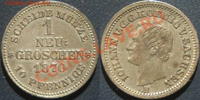 Немного серебрянных монет на оценку - 1 грошен 1870.JPG