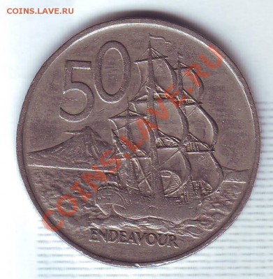 Н.Зеландия.50 центов.1967."Эндевор". до 17 Сентября - 19670007.JPG
